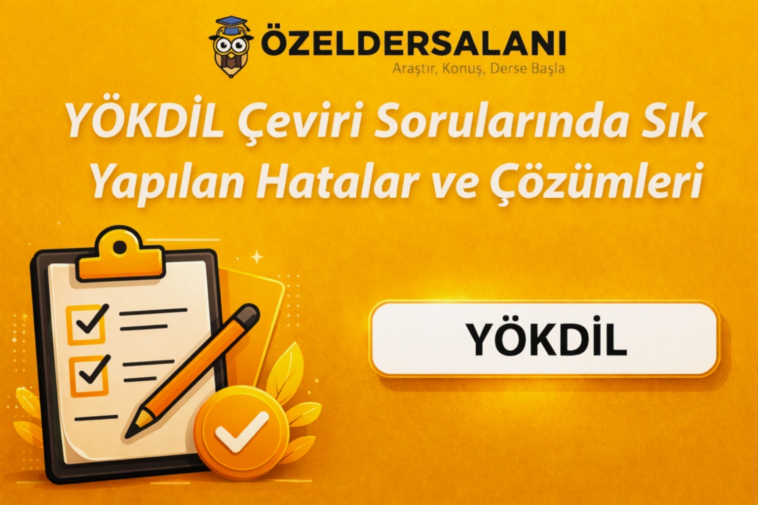 YÖKDİL Çeviri Sorularında Sık Yapılan Hatalar ve Çözümleri