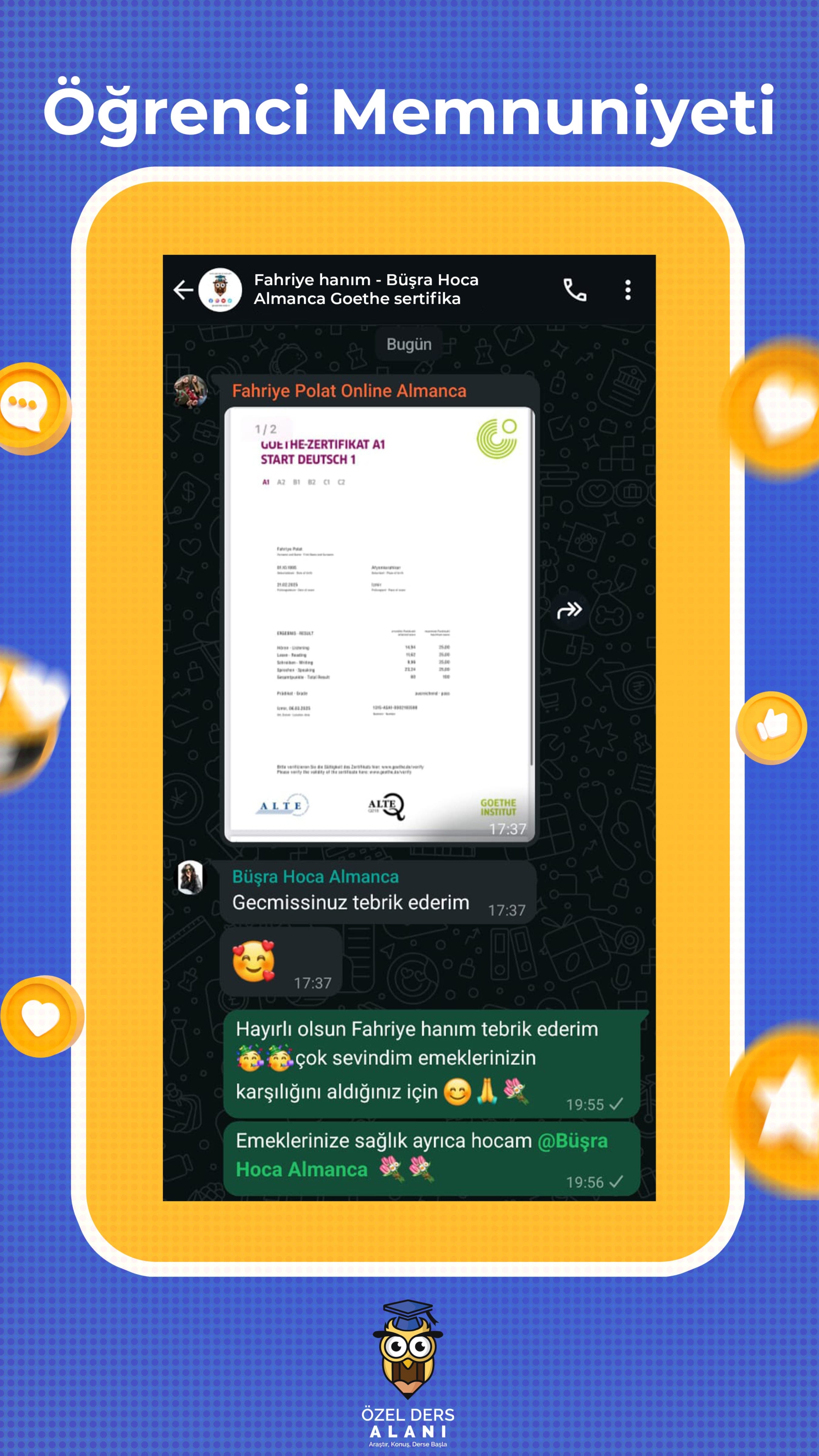 Goethe Sertifikası Alındı!